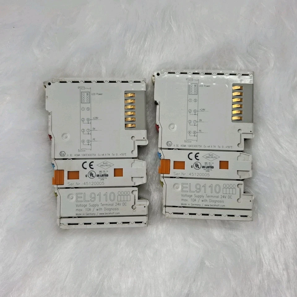 Beckhoff EL9110 Voltage Supply Terminal 24V DC 10A EL9110